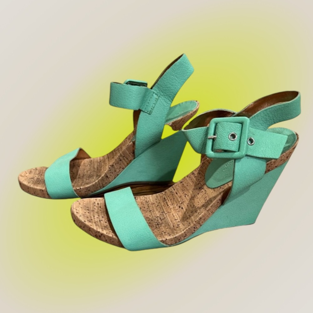 BCBG wedge sandals